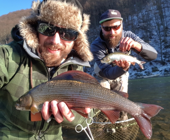 Small nymphs prepared by pro flytiers are effective for graylings