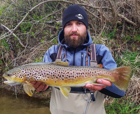 streamer light fishing Dunajec River - Poland fishing trips
