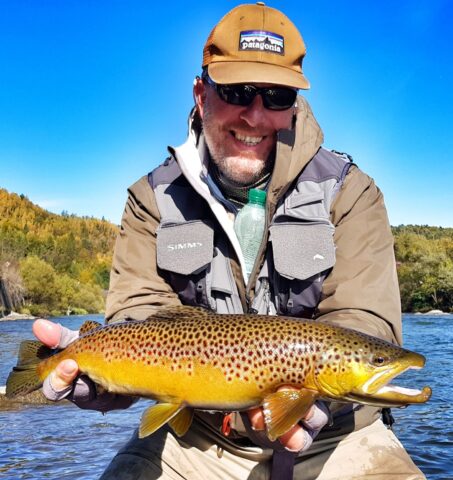 Patagonia cap, brown trout Dunajec - good fishing trip