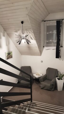 Armchairs if you like to talk and relax