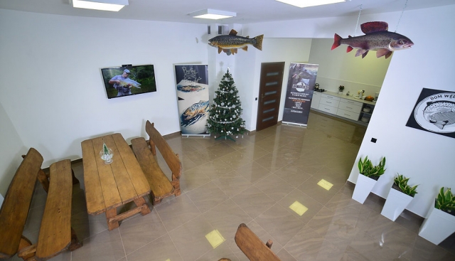 Fly fishing lodge Poland, rest room, relax in fishing lodge after fishing