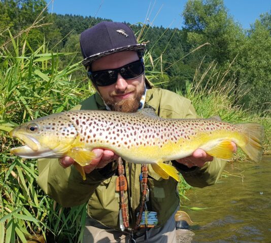 Wild mountain area for brown trouts and grayling - Europe - Poland