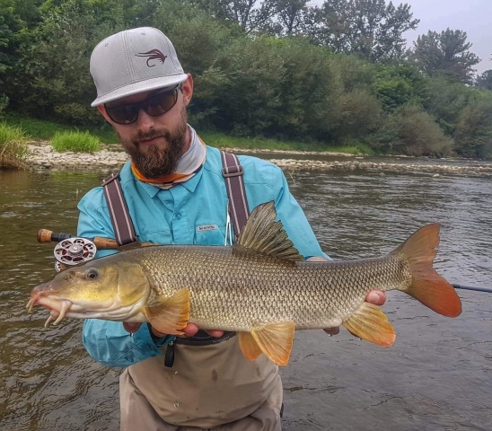 Ego Nymph rod 11ft #4 barbel from Poprad River Poland Slovakia