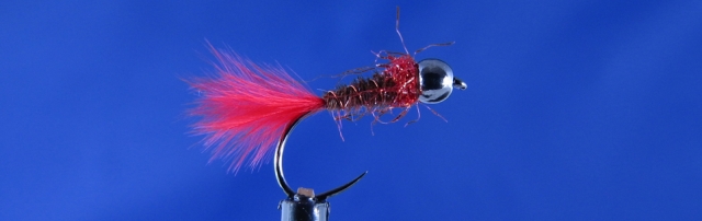 Marabou nymph for trout. Nymph fishing in rivers