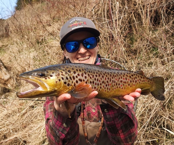 Agnieszka & pstrąg potokowy